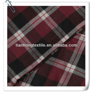 100% cotton yarn dyed flannelette fabric